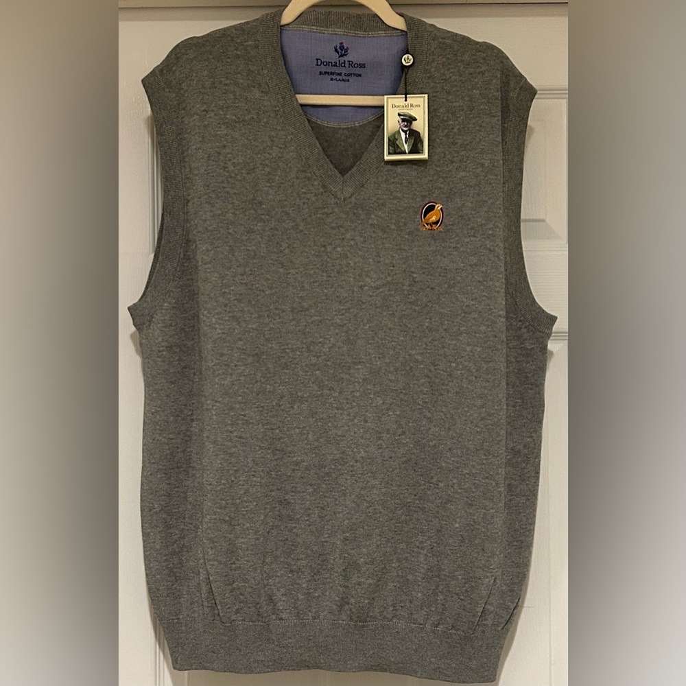 NWT Donald Ross Quail Creek Sweater Vest